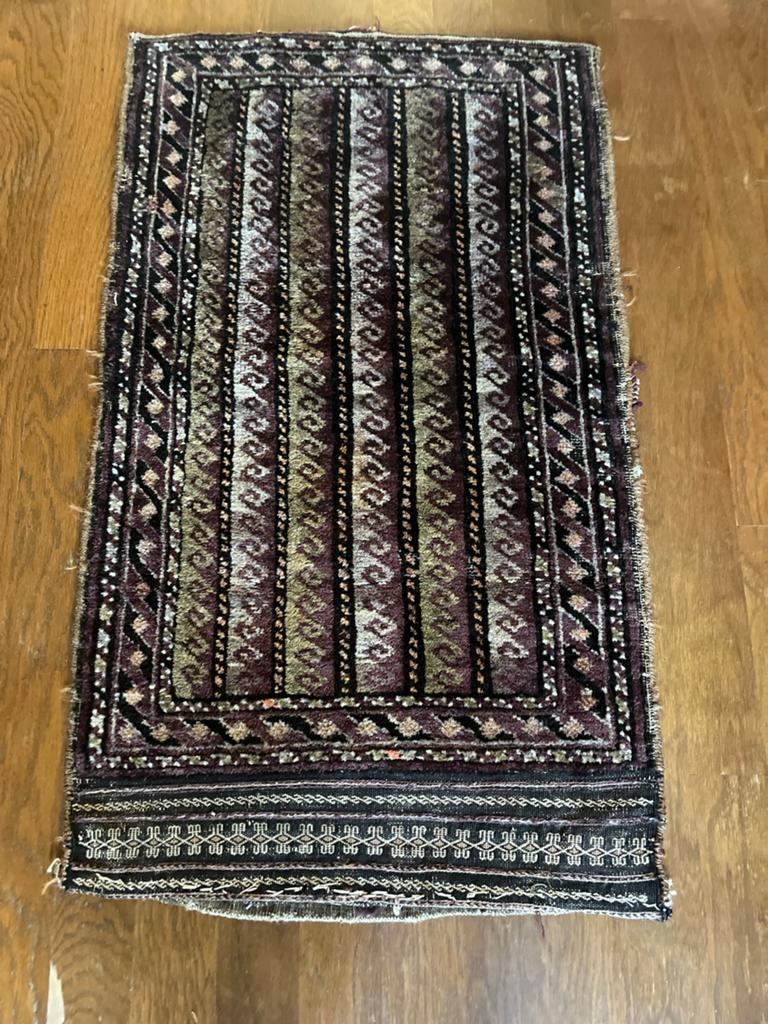 Oost Beloutsch Kamelenkussen - Vintage Handgeweven Tapijt, Ophalen of Verzenden