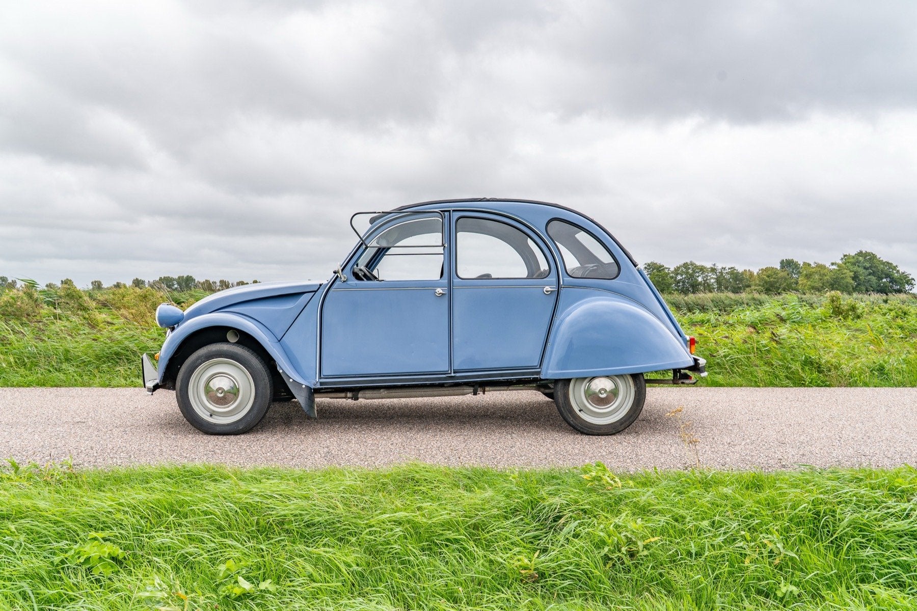 Citroen 2 CV 6 Club, Voorwielaandrijving, 2CV, Blauw, Origineel Nederlands