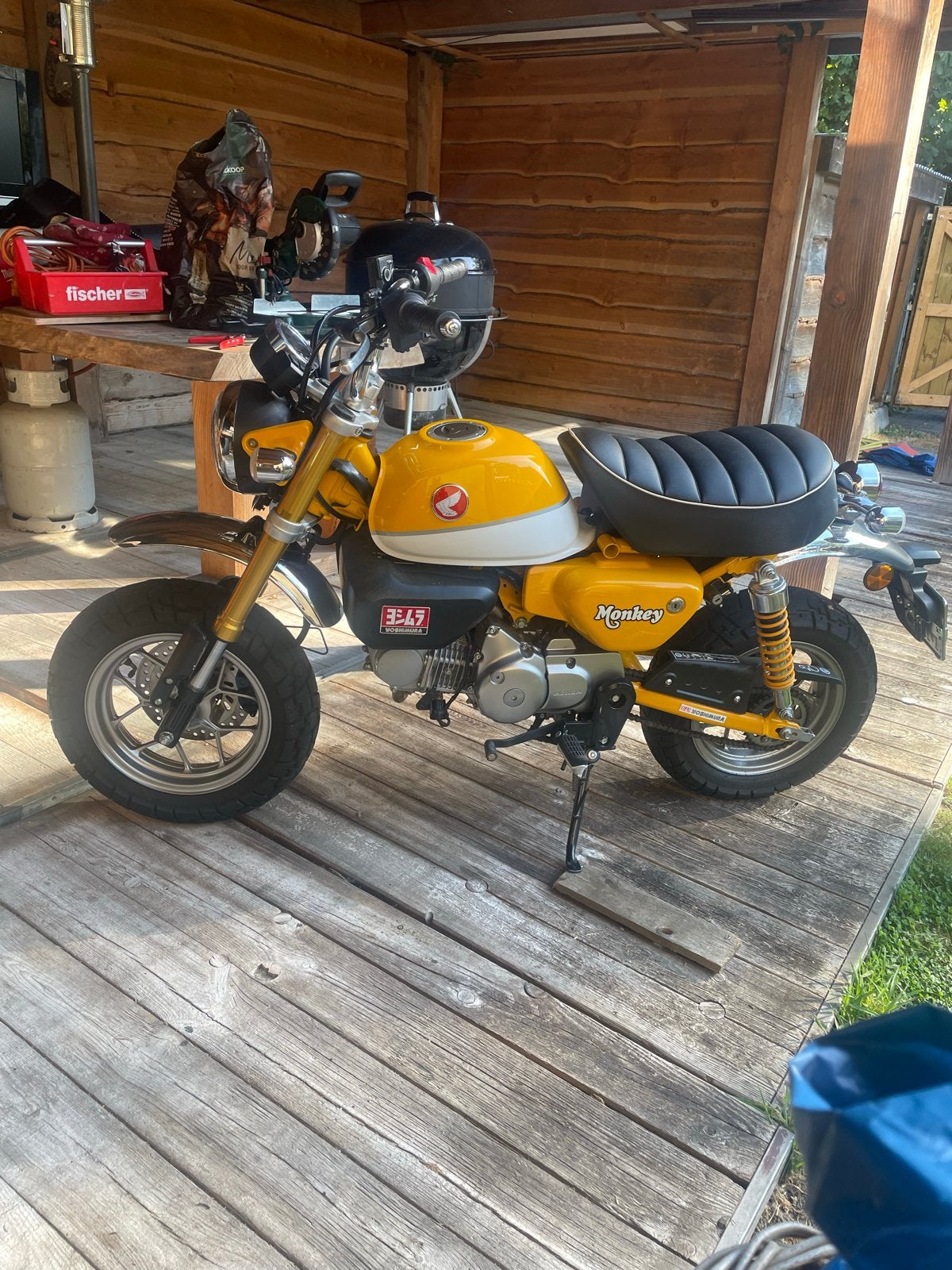 Honda Monkey 125cc - Gele Retro Minibike 2019, Gebruikt, Particulier, 125 cc, Overig