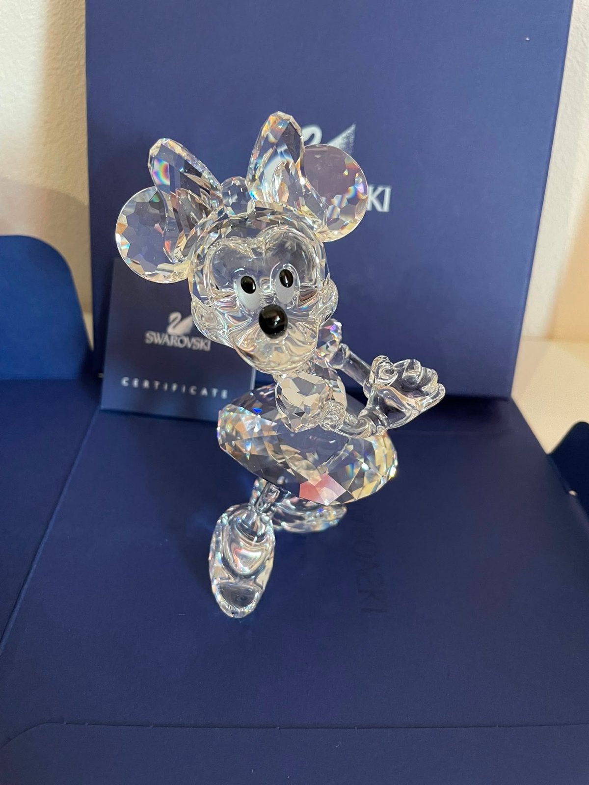 Swarovski Minnie Mouse Figuur - Zo goed als nieuw, Ophalen of Verzenden, Zo goed als nieuw, Figuurtje
