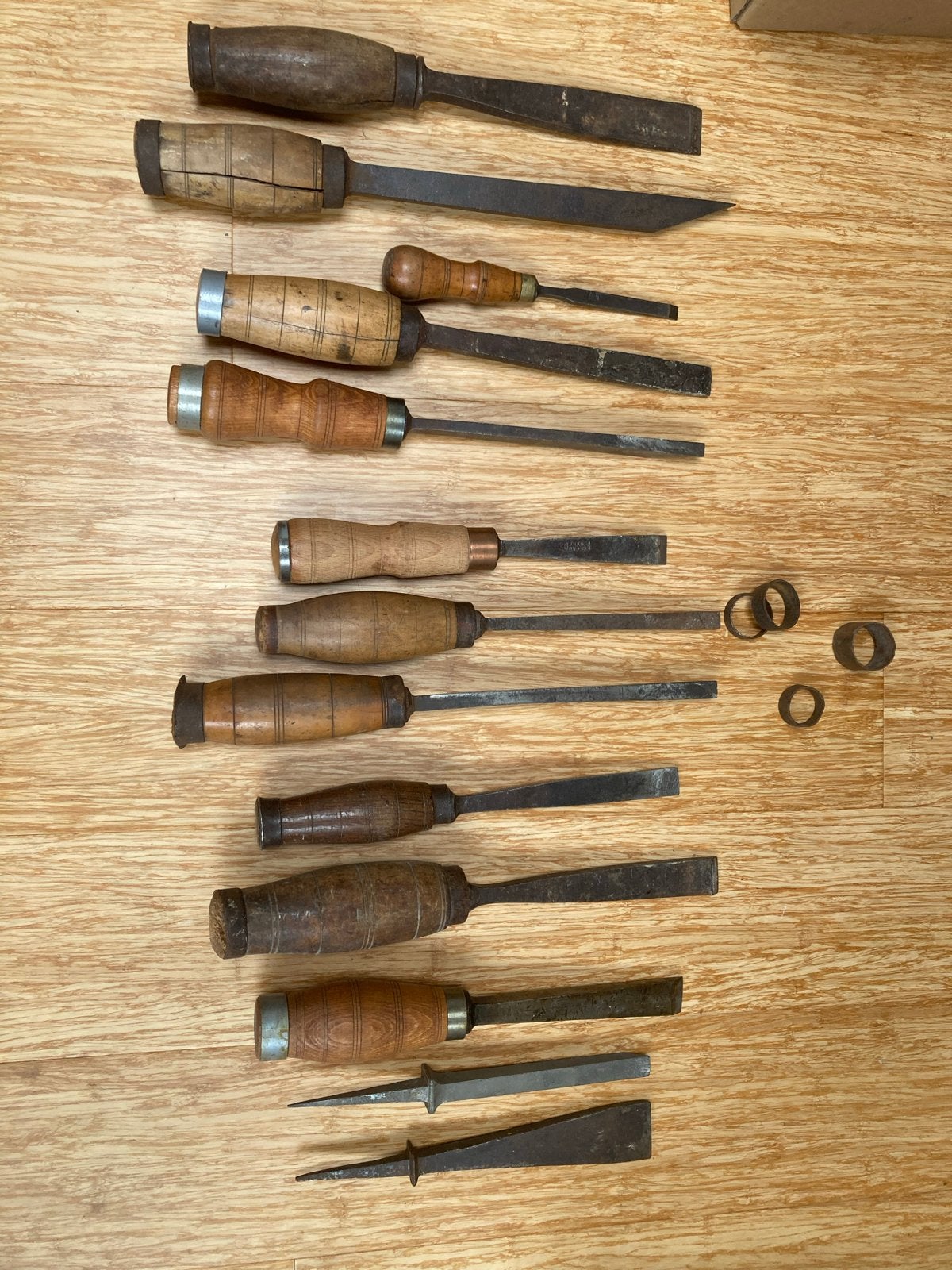 Schietbeitels diverse makers, Antiek en Kunst, Ophalen of Verzenden