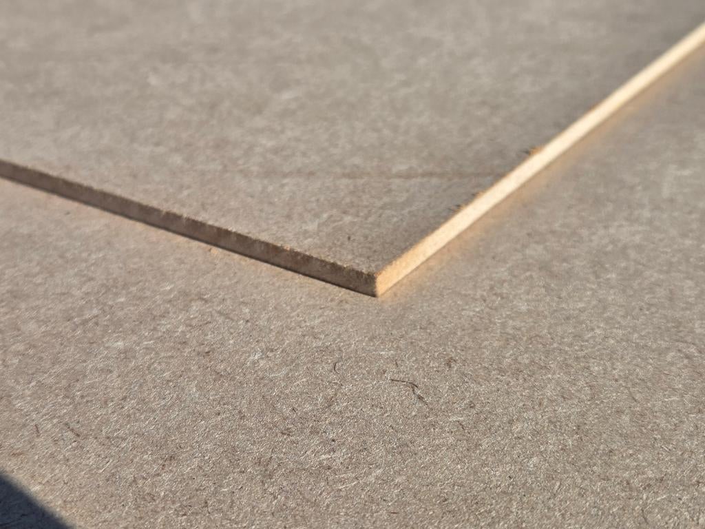 MDF Platen 60x120 cm / Dikte: 4 mm  € 1,50 per stuk, Doe-het-zelf en Verbouw, Platen en Panelen, Ophalen, Nieuw
