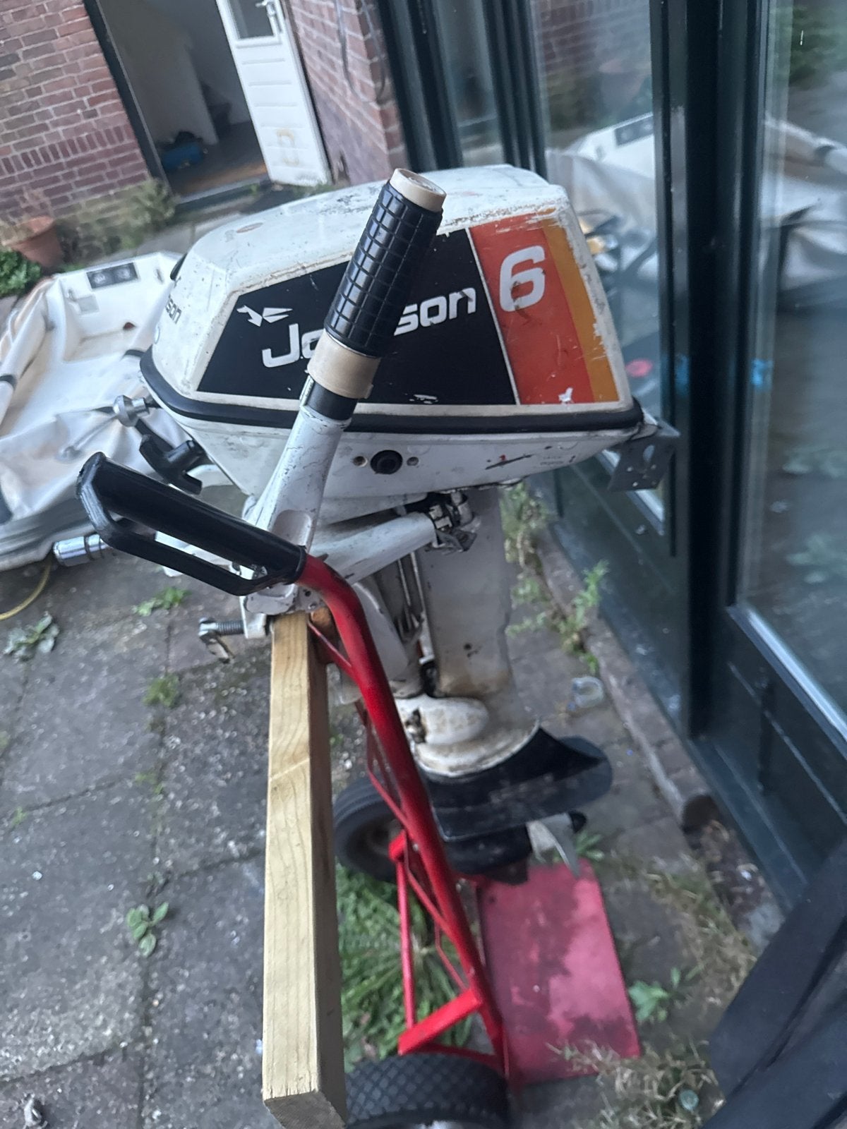 Johnson 6 pk 2-takt buitenboordmotor - start niet, Watersport en Boten, Ophalen, Gebruikt, Zeilboot of Motorboot