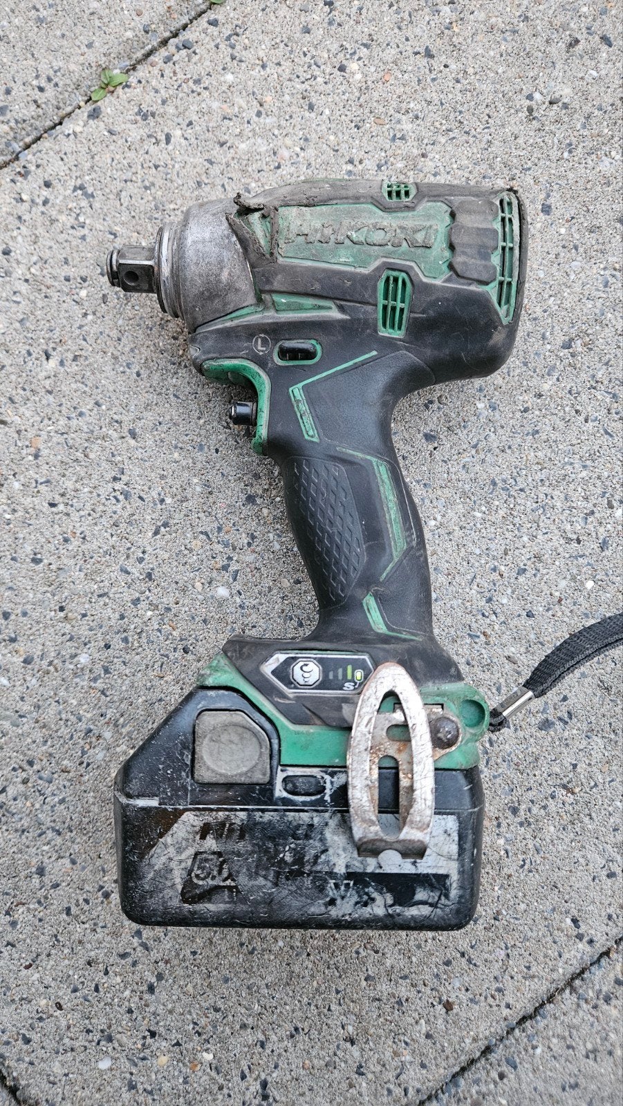 slagmoersleutel Hikoki met accu, Doe-het-zelf en Verbouw, Gereedschap | Boormachines, Ophalen of Verzenden, Gebruikt, Overige typen