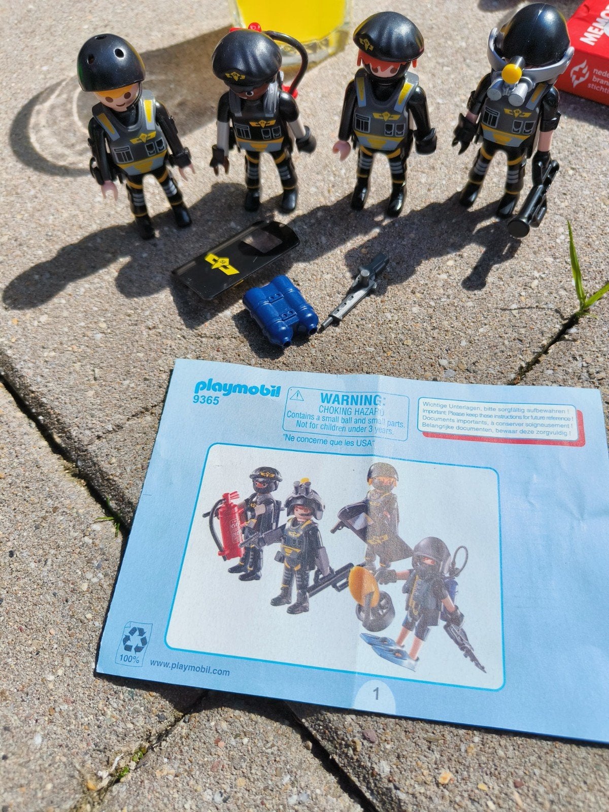 Playmobil City Action set met figuren en voertuigen, Gebruikt, Complete set, Ophalen of Verzenden, City action