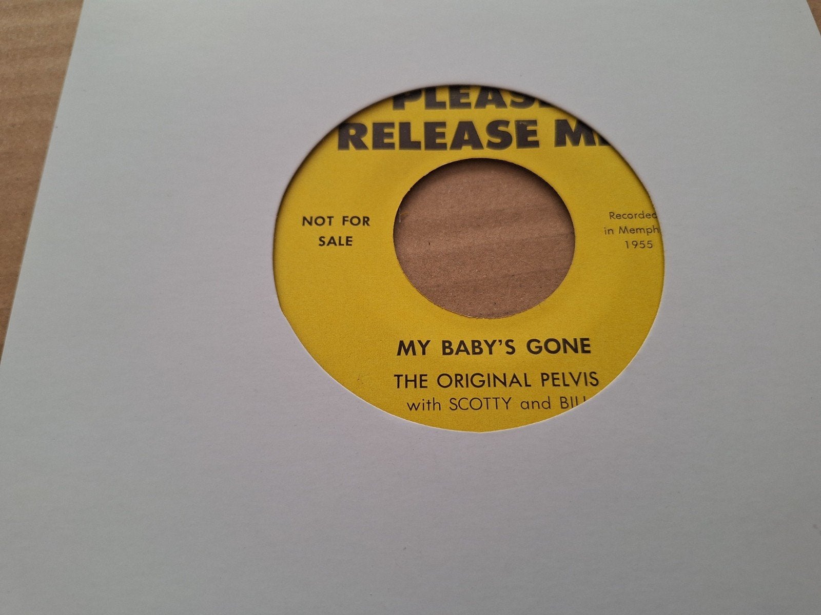 Elvis Presley - My Baby's Gone (1955 Memphis opname), Cd's en Dvd's, Vinyl Singles, Gebruikt, Verzenden, Originele persing, 7 inch