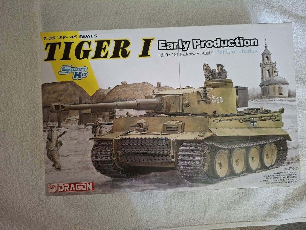 dragon 1/35 tiger 1 tank early production, Overige merken, Tank, Verzenden, 1:32 tot 1:50