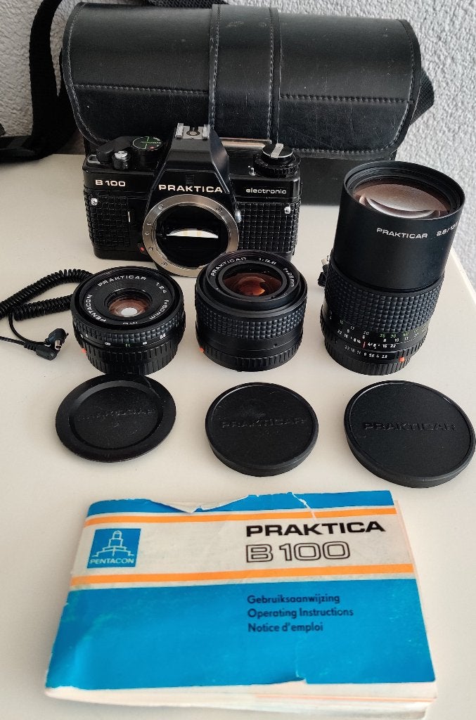 Fotocamera Praktica B100, Audio, Tv en Foto, Ophalen, Refurbished, Spiegelreflex, Overige Merken