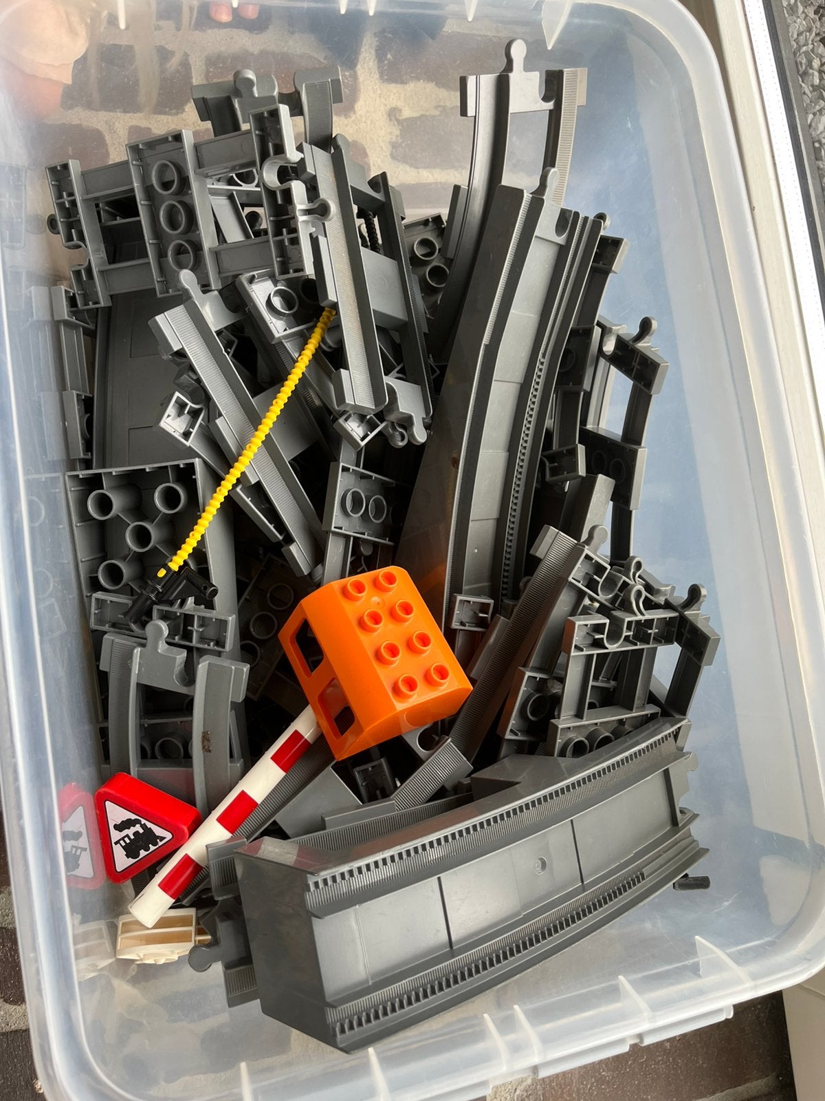 Lego duplo trein spoor, Overige merken, Gebruikt, Gelijkstroom, Rails