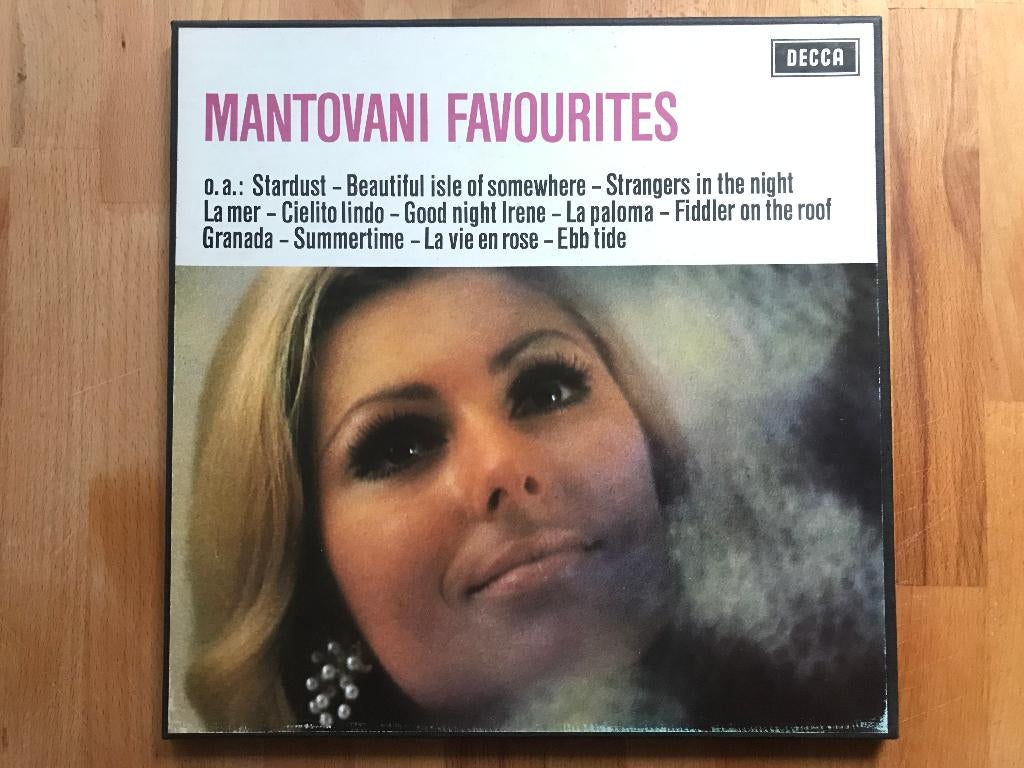 2 LP Box Mantovani Favourites in opbergdoos, Boxset, Ophalen of Verzenden, Gebruikt, 12 inch