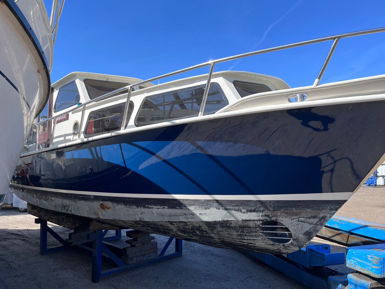 Motorkruiser project te koop, Watersport en Boten, Motorboten en Motorjachten, Staal, Overige merken, 9 m, Gebruikt