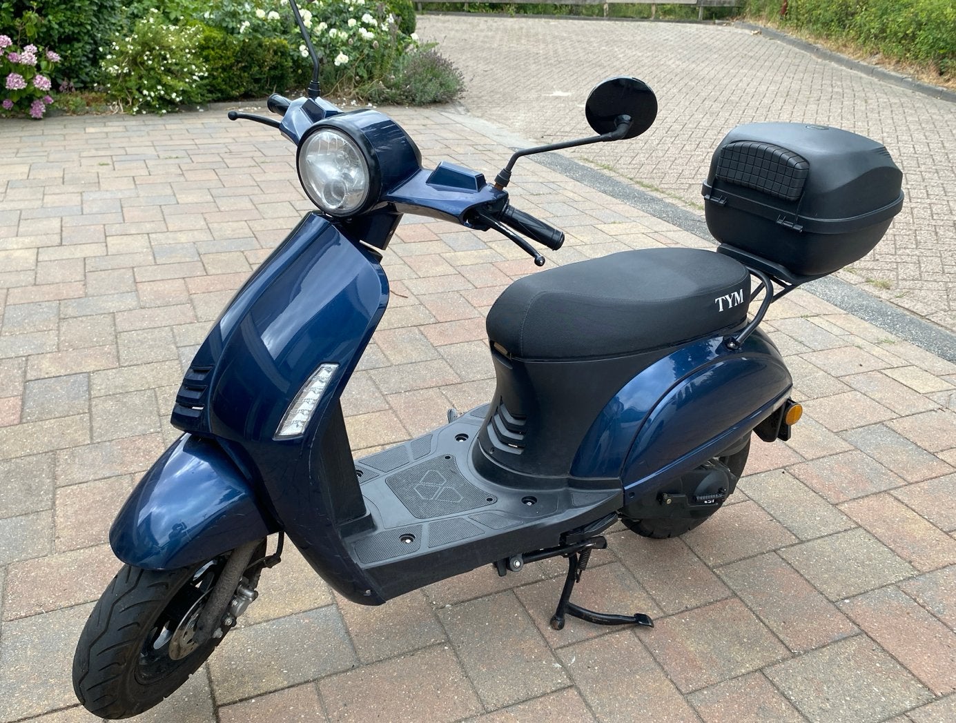TYM Scooter - Blauw, Zo goed als nieuw, Zo goed als nieuw, Benzine, Ophalen, Overige merken