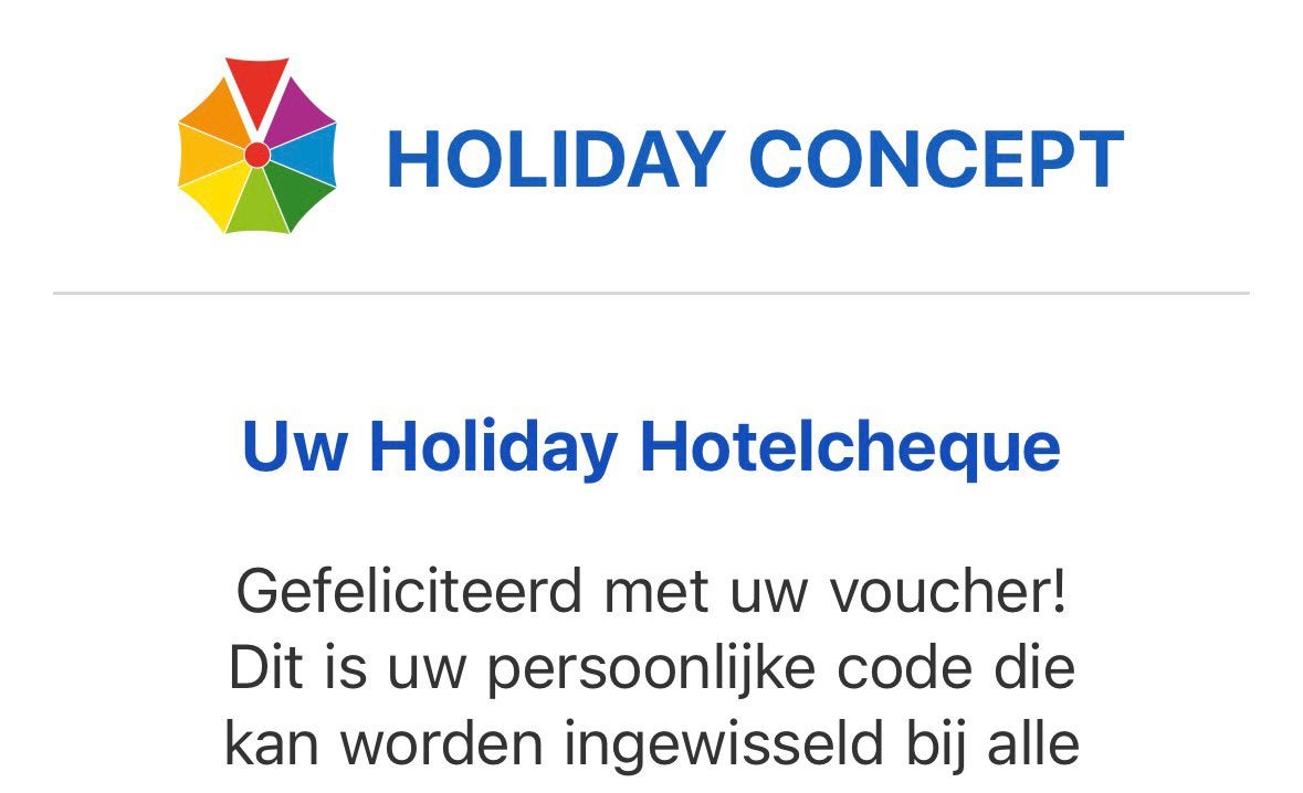 Hotelcheque, Twee personen, Overige soorten, Overige typen