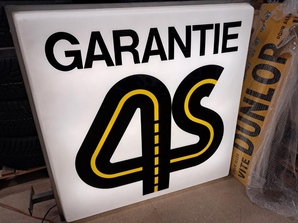 Garantie four Simca reclame lichtbak 2 zijdig gelijk 100cm, Ophalen, Eu, Gebruikt, Eu