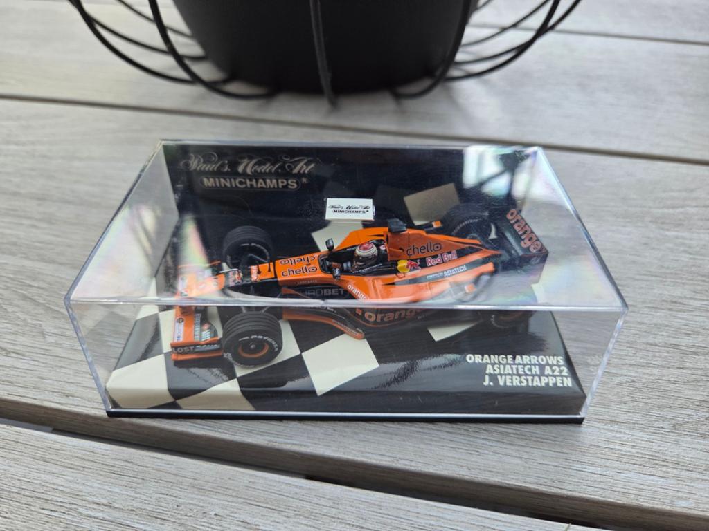 Minichamps Orange Arrows Asiatech A22 Verstappen, Ophalen of Verzenden, Formule 1