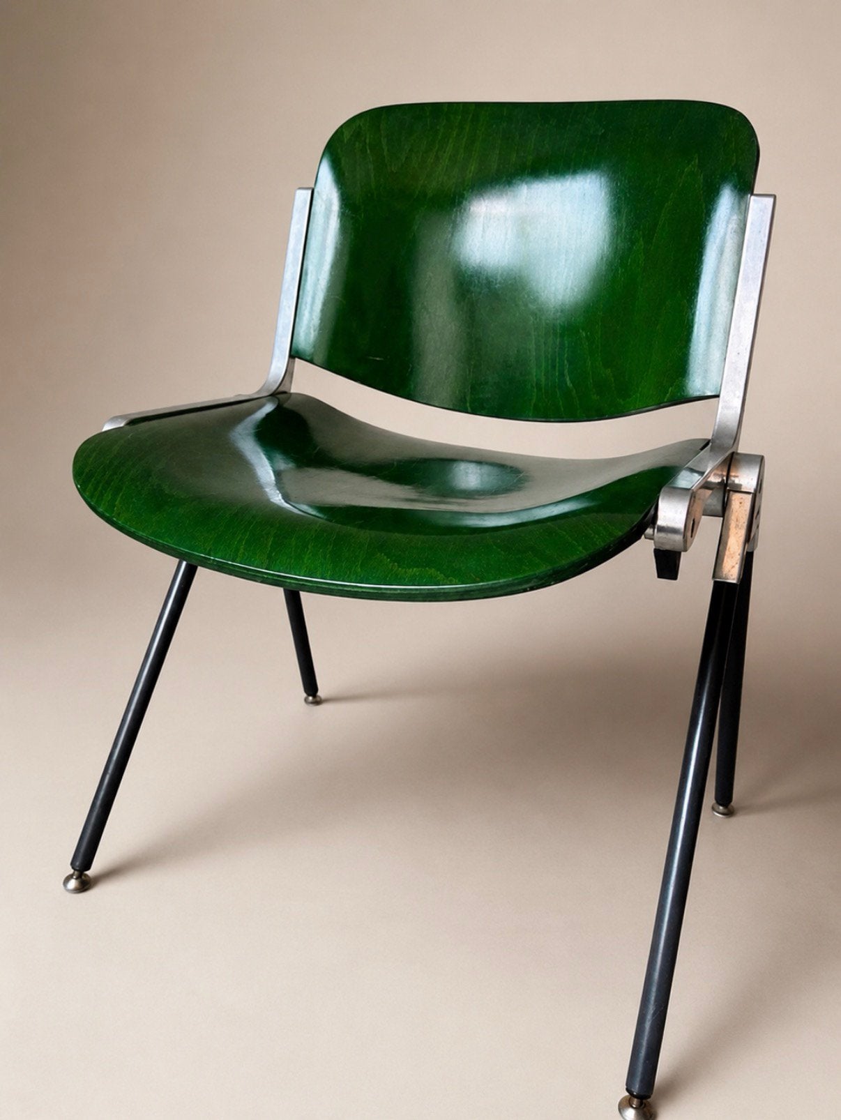 3 Paolo Favaretto Agorà Chairs for Emmegi, Italië, jaren 70, Ophalen, Gebruikt, Overige kleuren, -
