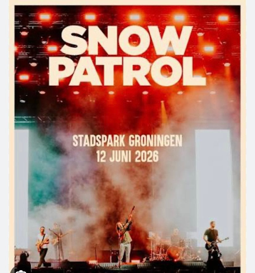 Snow Patrol 1 kaartje, Tickets en Kaartjes, Twee personen