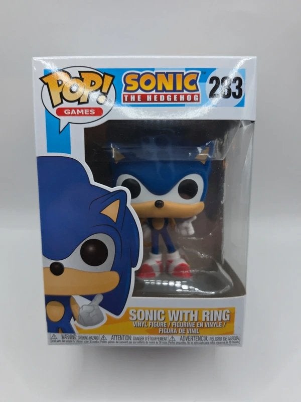 Funko Pop Sonic with Ring #283 Sonic the Hedgehog, Verzamelen, Funko, LLC 2802 Wetmore Avenue Everett, WA 98201, USA E-mail: support@funko.com