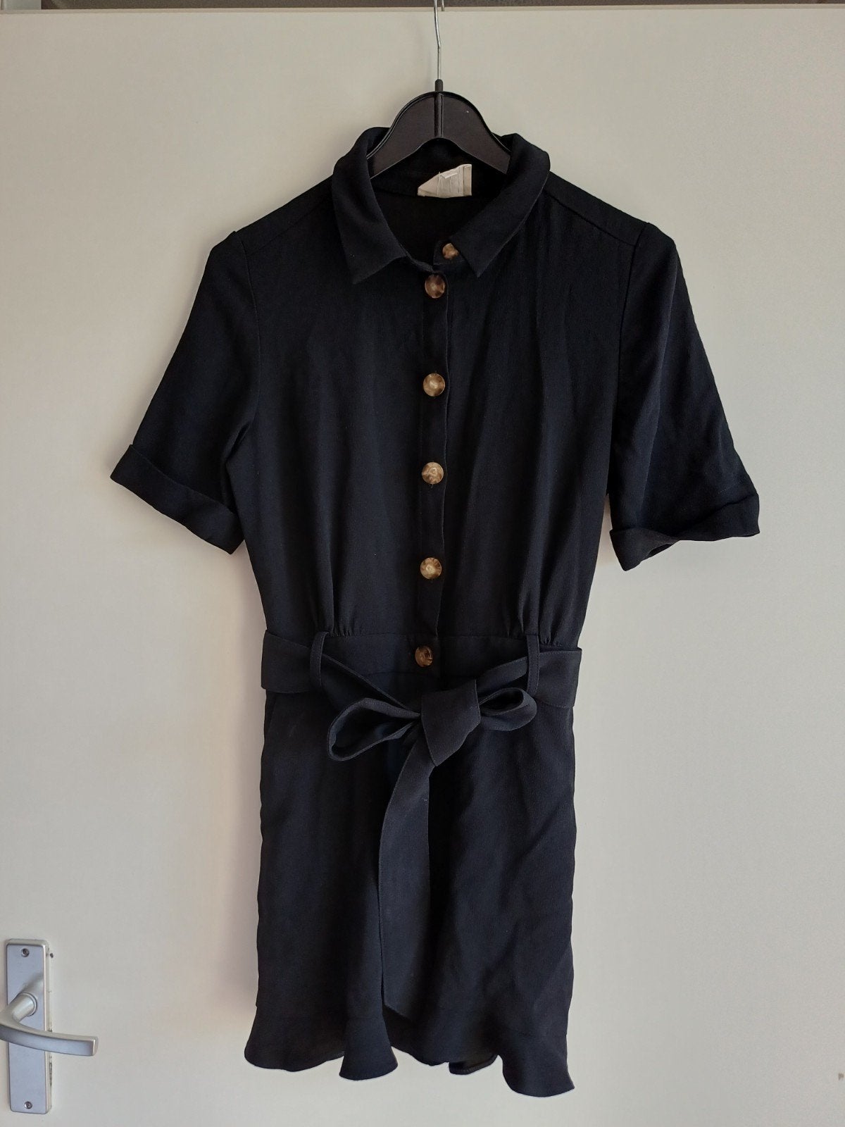 Zwarte Sezane playsuit maat 38 (M), Maat 38/40 (M), Zwart, Rue Saint-Fiacre 2e Arr. Paris, Ophalen of Verzenden