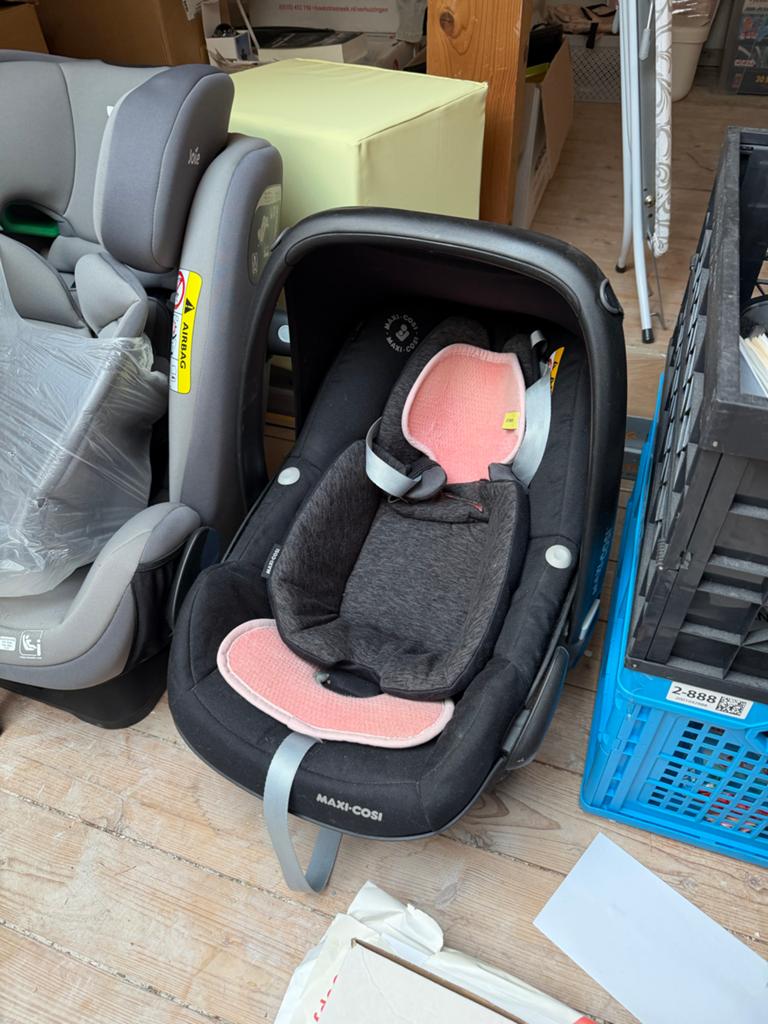Maxi-Cosi autostoel - Joolz uitvoering, Autogordel of Isofix, Gebruikt, 0 t/m 13 kg, Maxi-Cosi