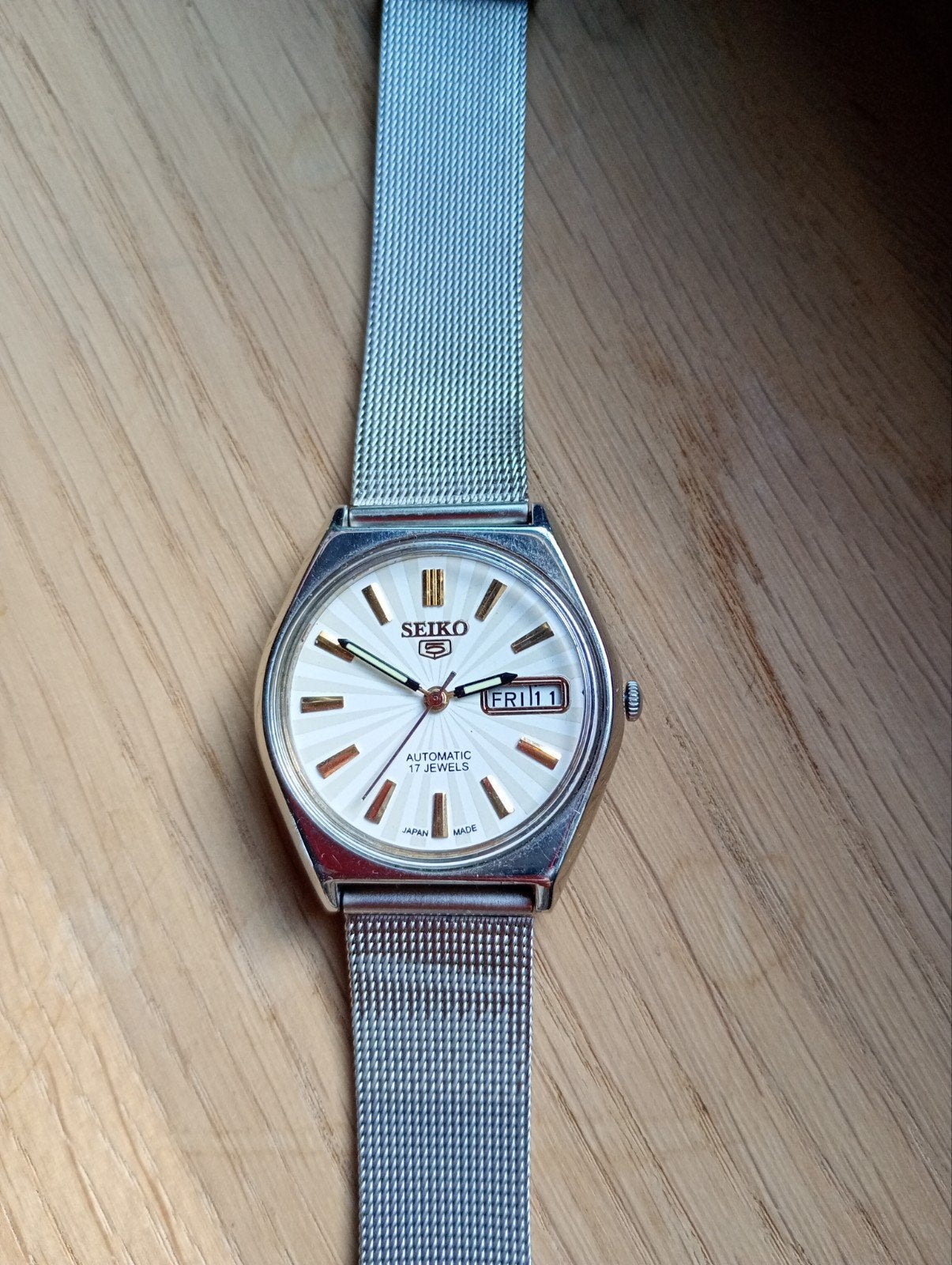 Partij Seiko 5 horloges 6 stuks, Sieraden, Tassen en Uiterlijk, Horloges | Heren, Ophalen of Verzenden, Staal, Seiko