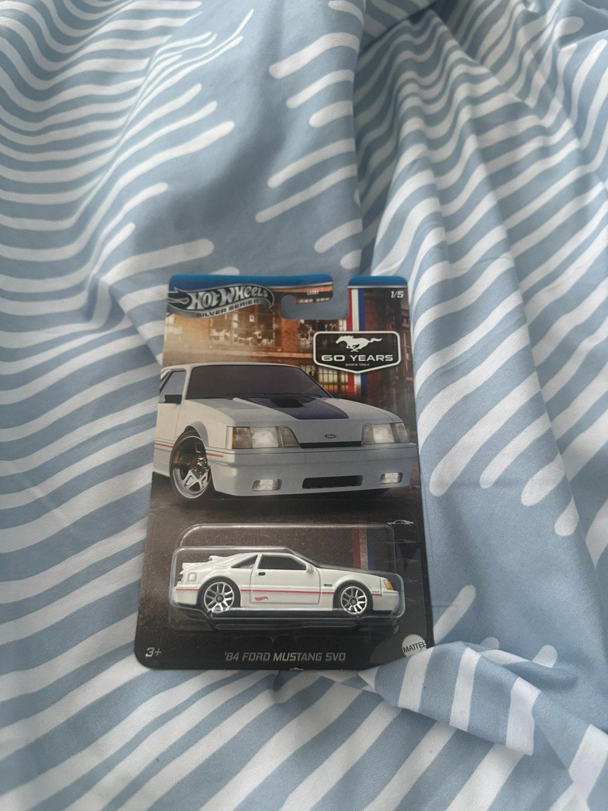 Hot wheels silver series ford mustang 1984 svd/svo, Ophalen of Verzenden, Zo goed als nieuw, Auto