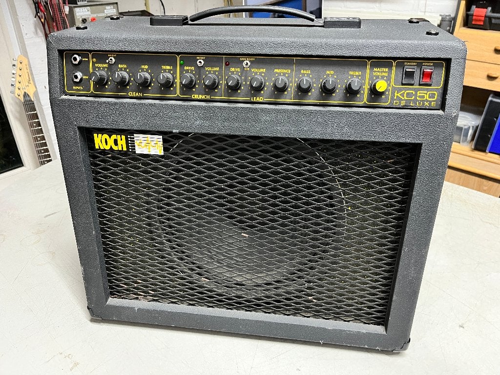 Koch KC 50 Deluxe , 50 W volledig buizen gitaarversterker., Ophalen, Gebruikt, Gitaar, 50 tot 100 watt