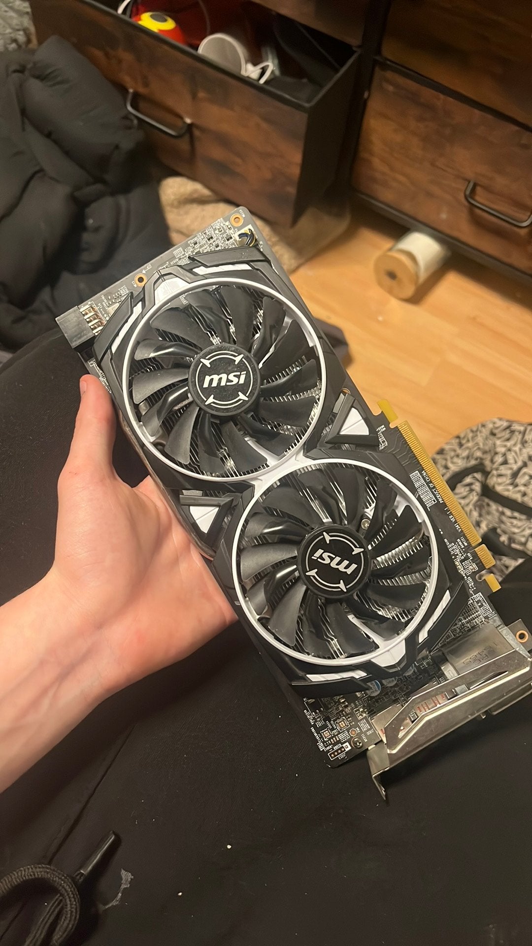 Radeon Rx 480 armor 8g oc, Computers en Software, Videokaarten, Ophalen of Verzenden, Zo goed als nieuw, GDDR5, PCI-Express 3