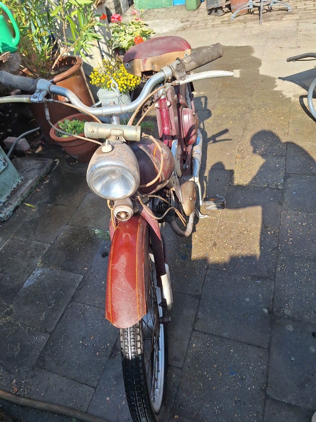 simson brommer 1971, Fietsen en Brommers, Maximaal 45 km/u, 2 versnellingen, Ophalen, 48 cc