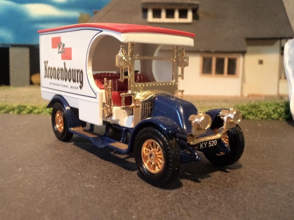 1910 Renault AG Kronenbourg Bier Matchbox Collectables YGB07, Ophalen of Verzenden, Nieuw, Auto