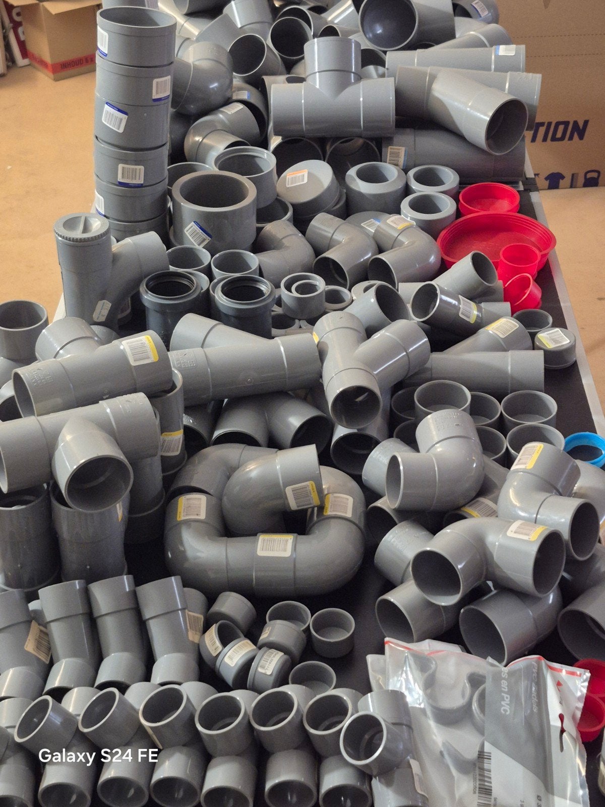 pvc hulpstukken afvoer, Doe-het-zelf en Verbouw, Buizen en Afvoer, Ophalen, Afvoer, Pvc, Nieuw
