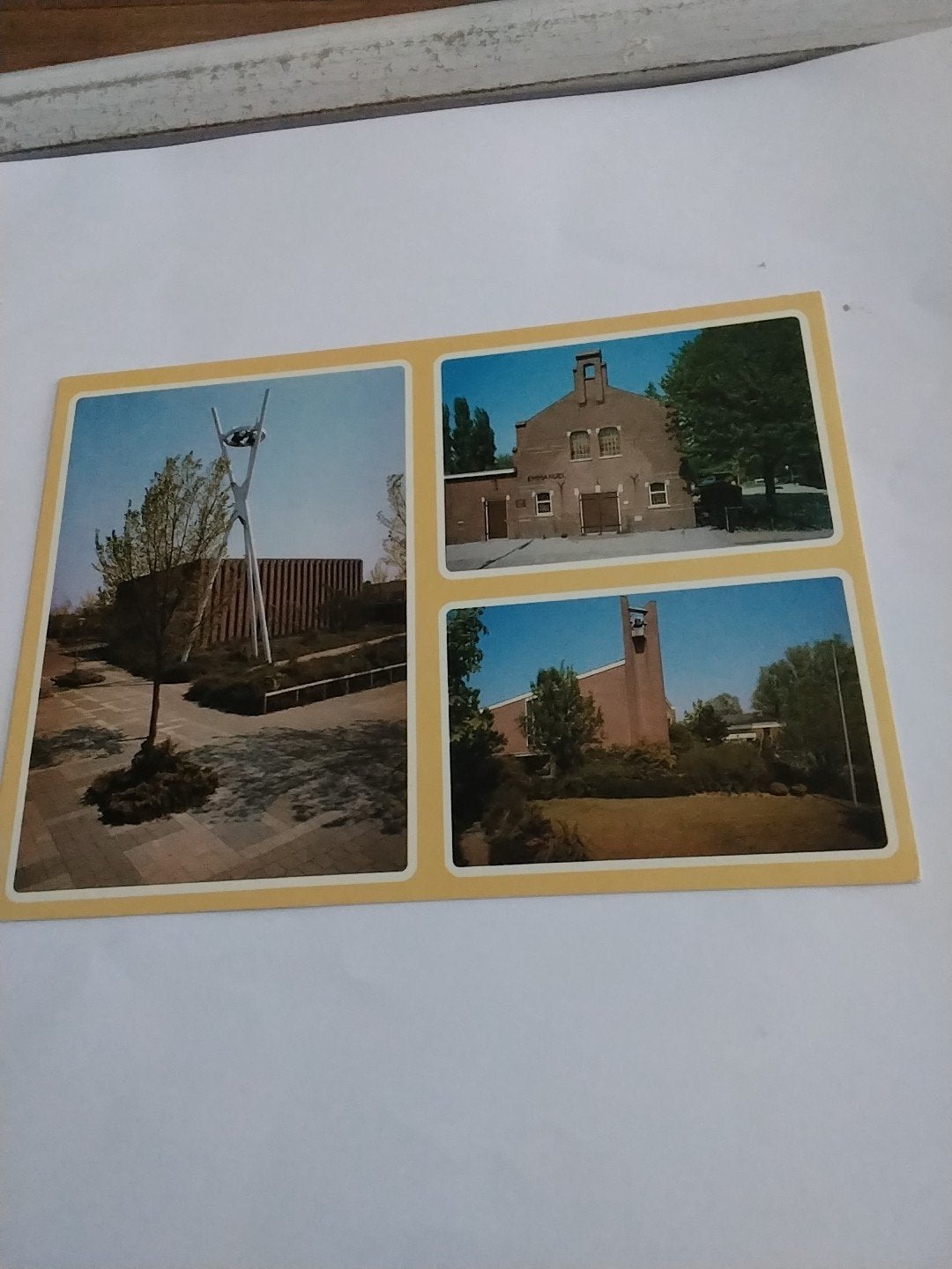 Ansichtkaart Dubbeldam - R.K. Kerk, Ned. Herv. Kerk, Verzamelen, Ophalen of Verzenden, 1960 tot 1980, Ongelopen, Zuid-Holland
