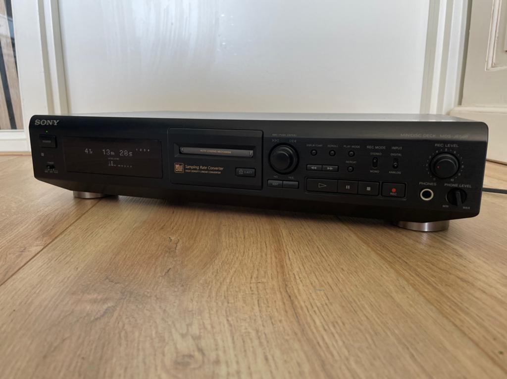 ≥ Sony MD recorder MDS-JE500 inclusief orig. afstandsbediening