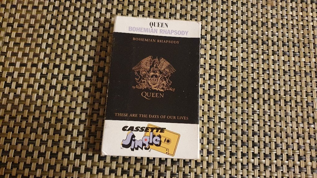 Queen cassettebandje Bohemian Rhapsody single, Gebruikt, 1 bandje, Ophalen of Verzenden, Voorbespeeld