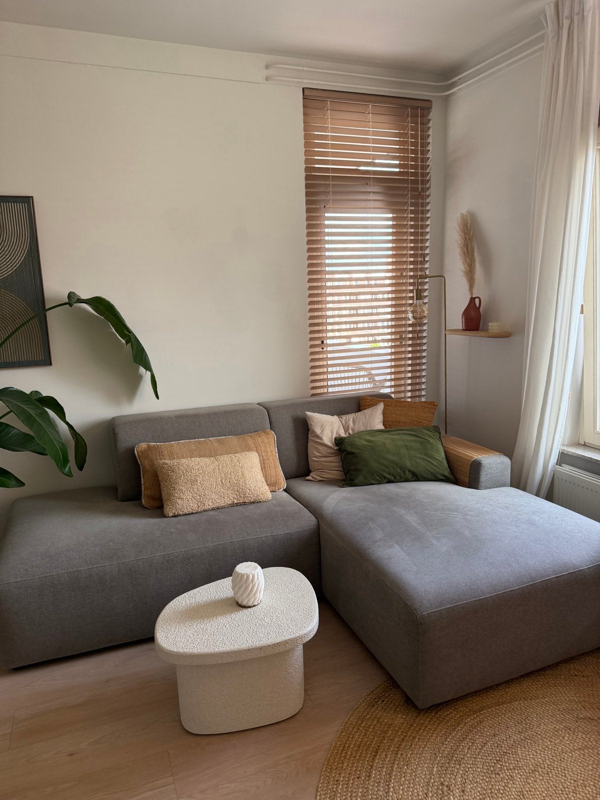 Prominent lounge bank model soho met chaise longue, Ophalen, Hoekbank, Tweepersoons, Zo goed als nieuw
