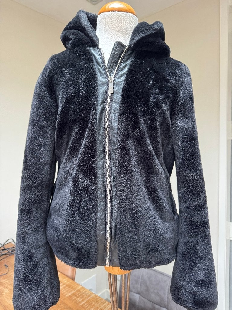 GEISHA dikke winterjas zwart maat 164 DN, Meisje, Ophalen of Verzenden, Jas, Gebruikt