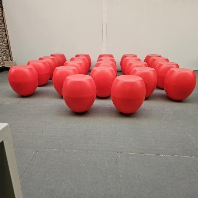Div kleuren De Vorm Tumbly balanskruk kunststof kruk, Ophalen, Kunststof, Gebruikt, X