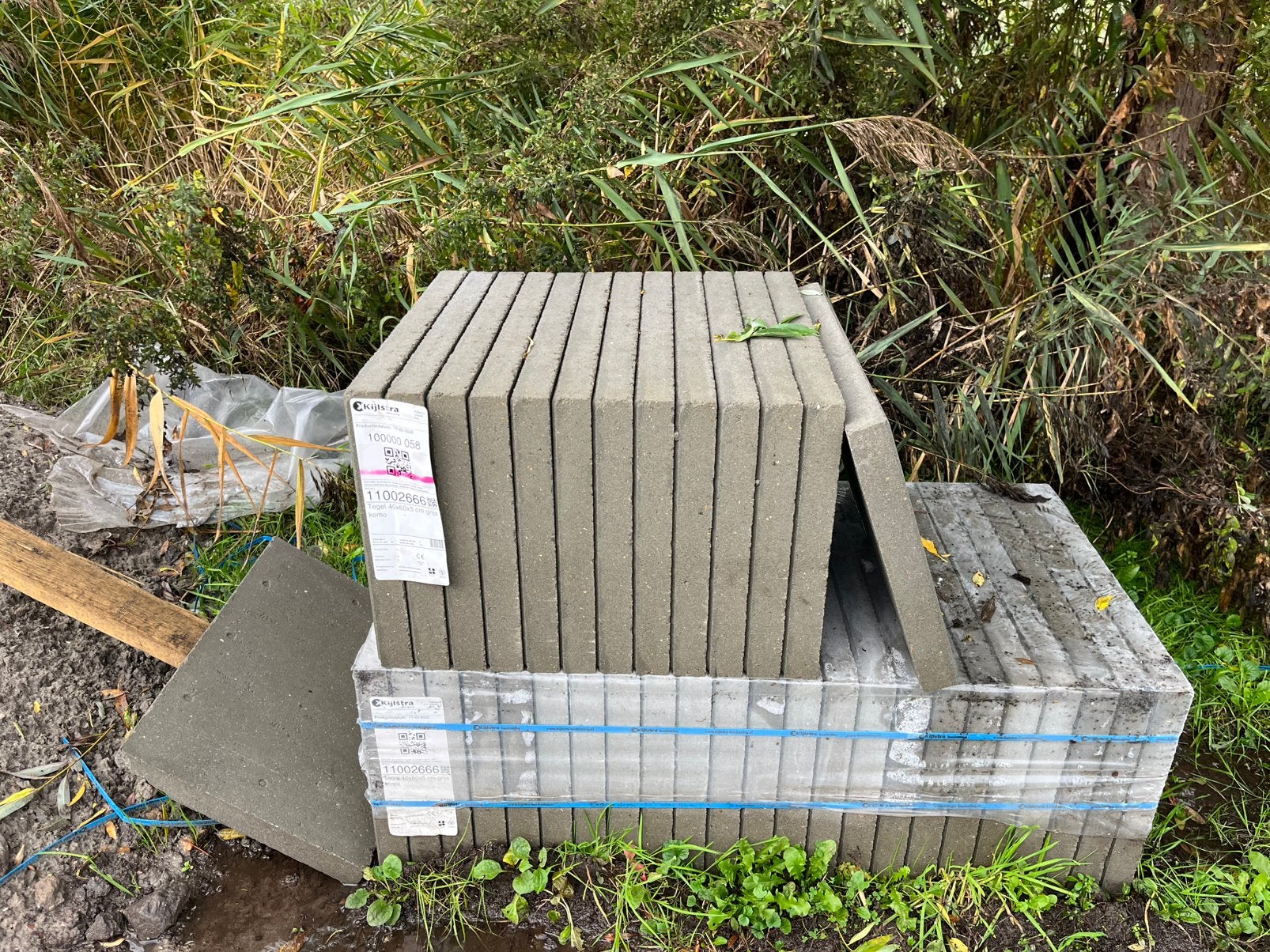 Stoeptegels 60x40 9m2, Ophalen, Zo goed als nieuw, Beton, Overige typen