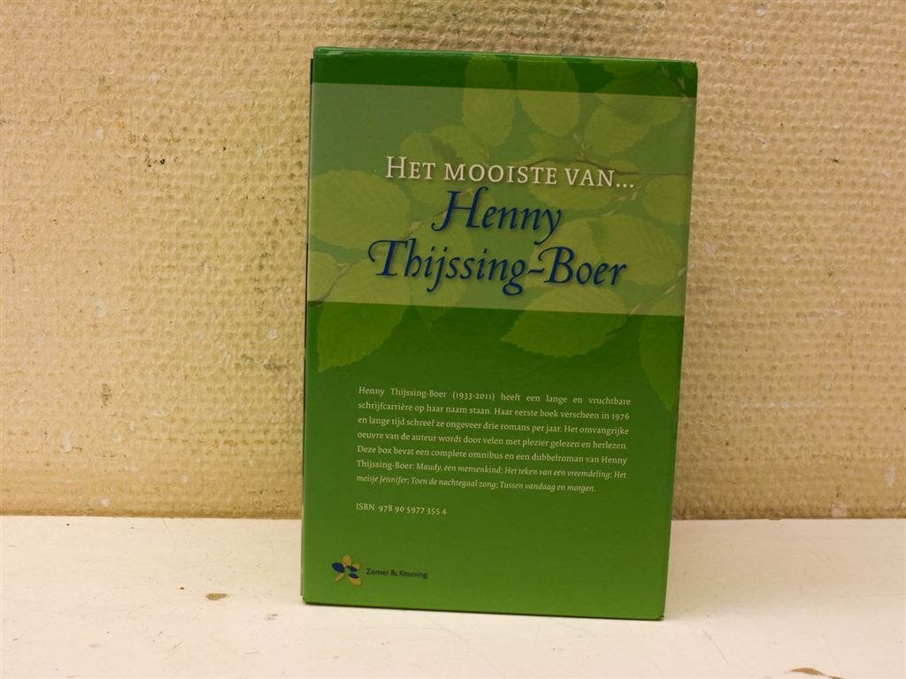 Boekenbox Henny Thijssing-Boer 52179, Ophalen of Verzenden, Gelezen
