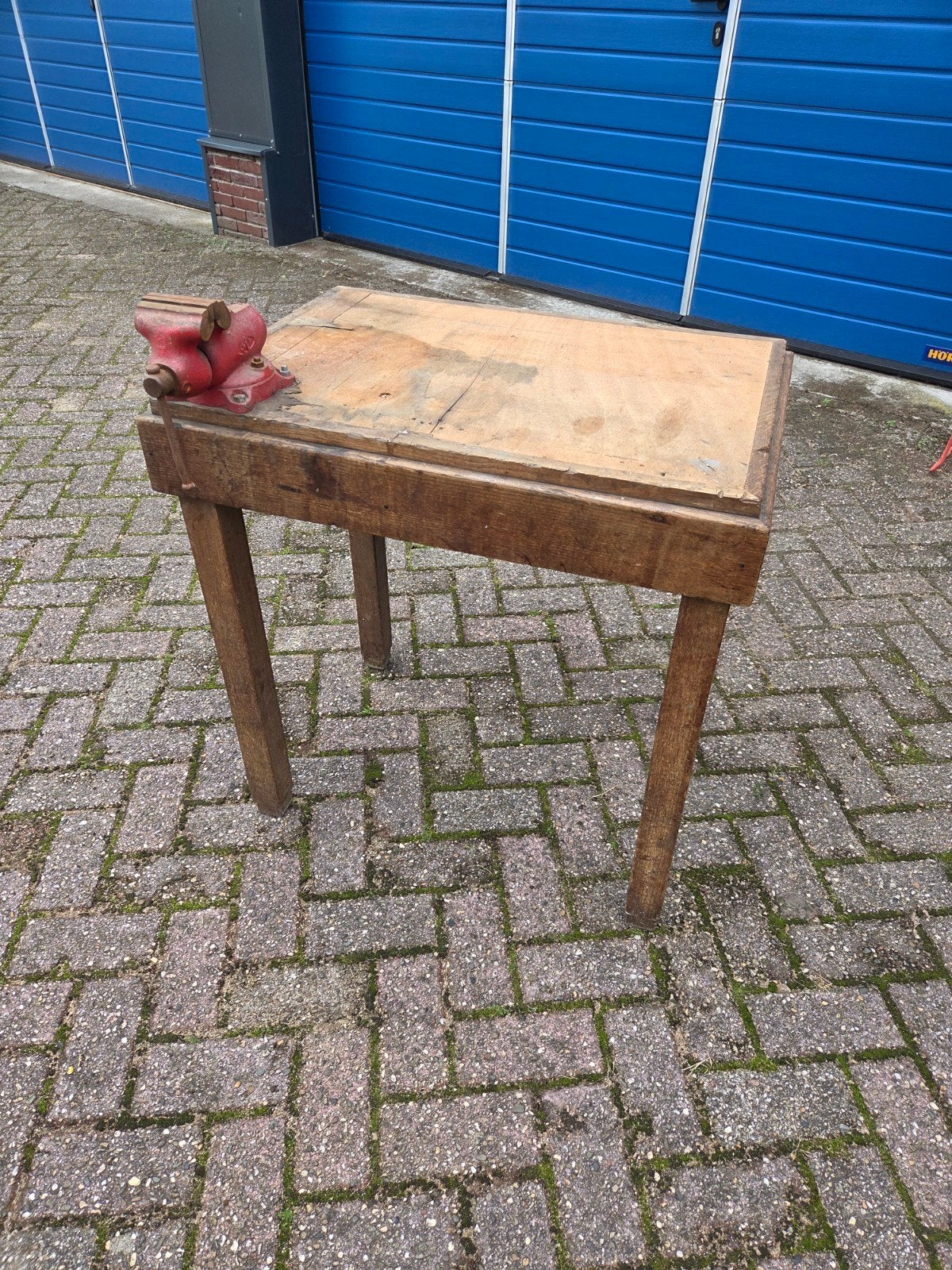 retro kleine stevige werkbakje, Doe-het-zelf en Verbouw, Werkbanken, Ophalen of Verzenden, Minder dan 70 cm