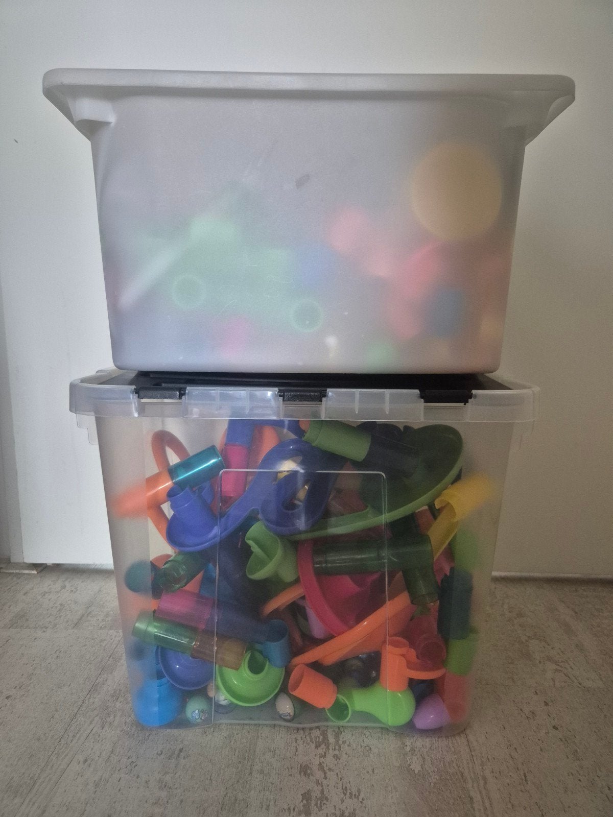 Grote knikkerbaan, Ophalen, Gebruikt, Jongen of Meisje