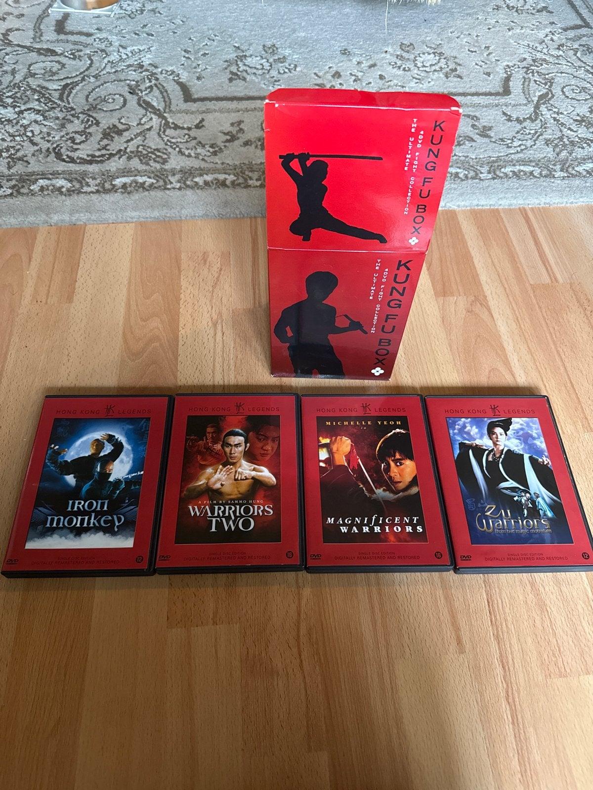 Kung Fu Box – The Ultimate 4 DVD Fight Collection, Vanaf 16 jaar, Ophalen of Verzenden, Zo goed als nieuw
