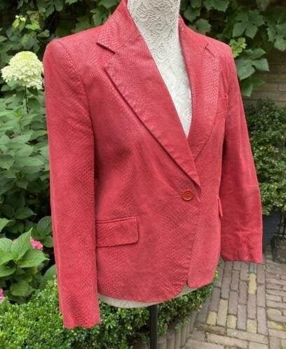 Leren jasje maat M [DM], Kleding | Dames, Maat 38/40 (M), Ophalen of Verzenden, Zo goed als nieuw, Jasje