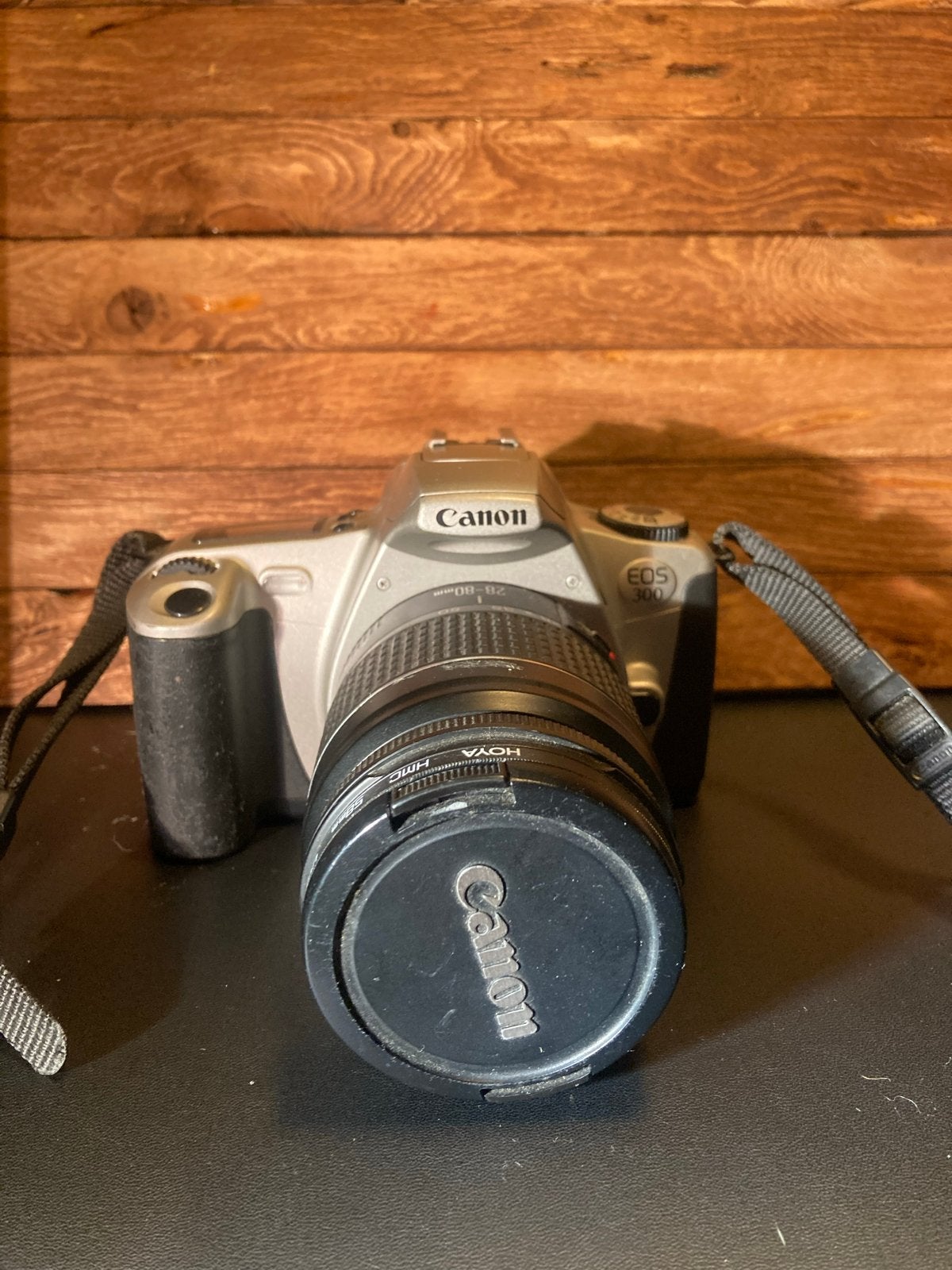 Canon EOS 300 Analoge Spiegelreflexcamera met 28-80mm lens, Gebruikt, Spiegelreflex, Canon, W