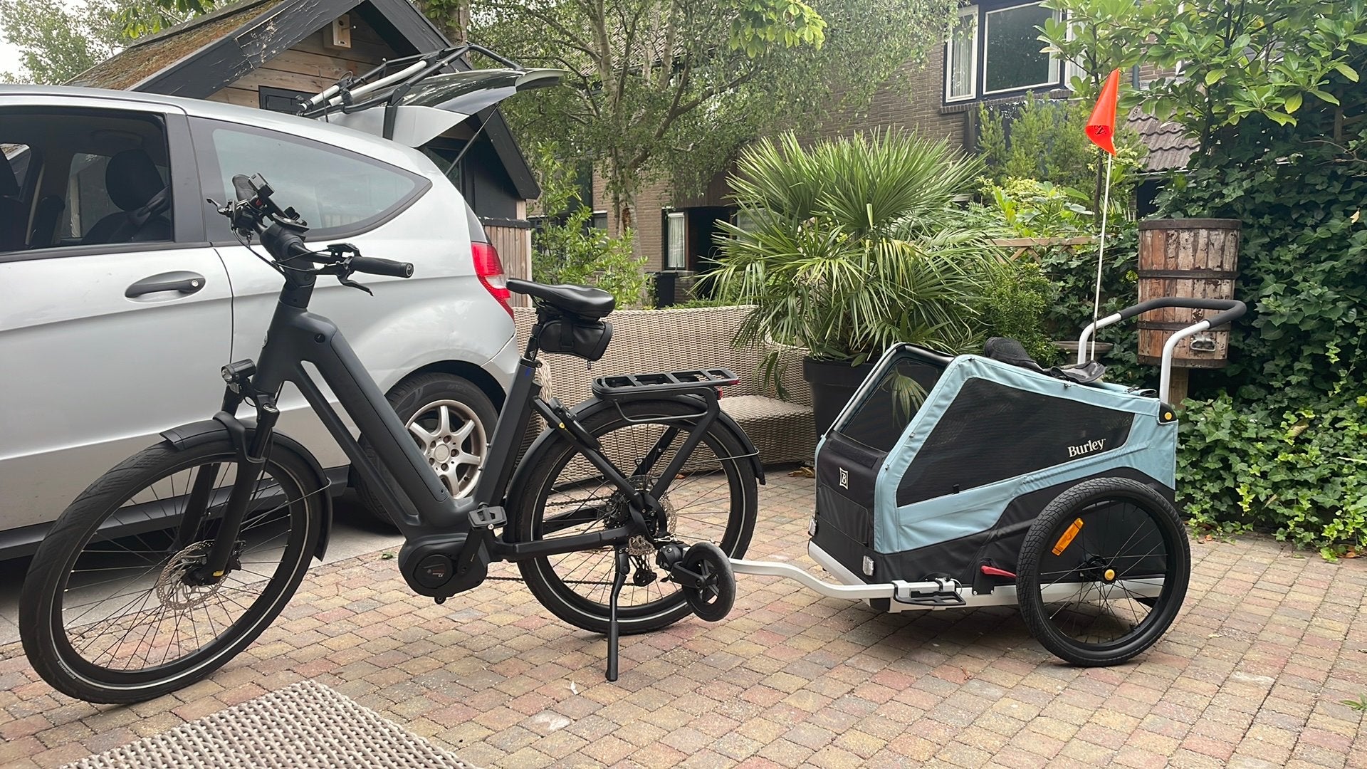 Burley Barkranger hondenkar voor middelgrote honden, Fietsen en Brommers, Fietsaccessoires | Aanhangers en Karren, Opvouwbaar