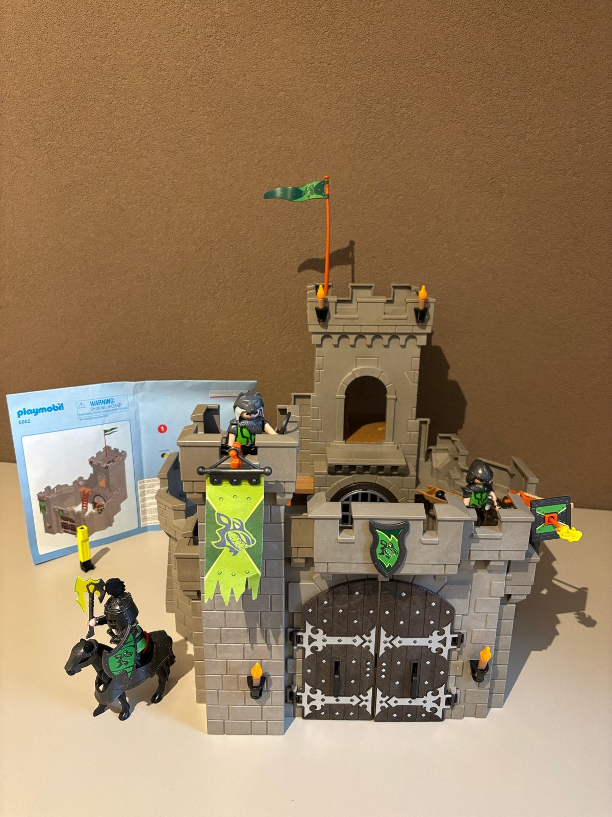 Playmobil Kasteel van de Wolvenridders - 6002, Complete set, Ophalen of Verzenden, Zo goed als nieuw, Kasteel/Fort