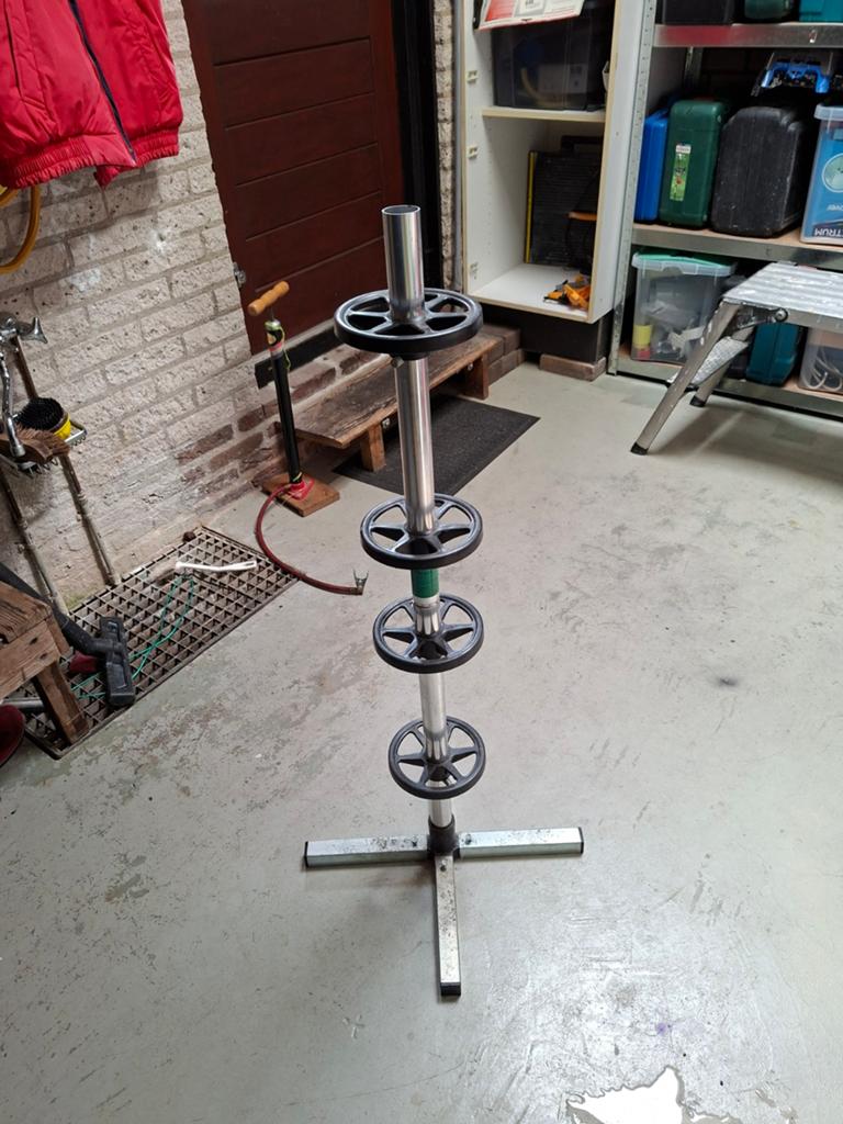 Standaard voor bandenopslag, velgenboom, Ophalen of Verzenden, Gebruikt