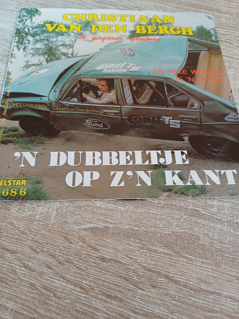 102a Single Christiaan van den Bergh  – ’n dubbeltje op z’n, 7 inch, Ophalen of Verzenden, Zo goed als nieuw, Overige typen