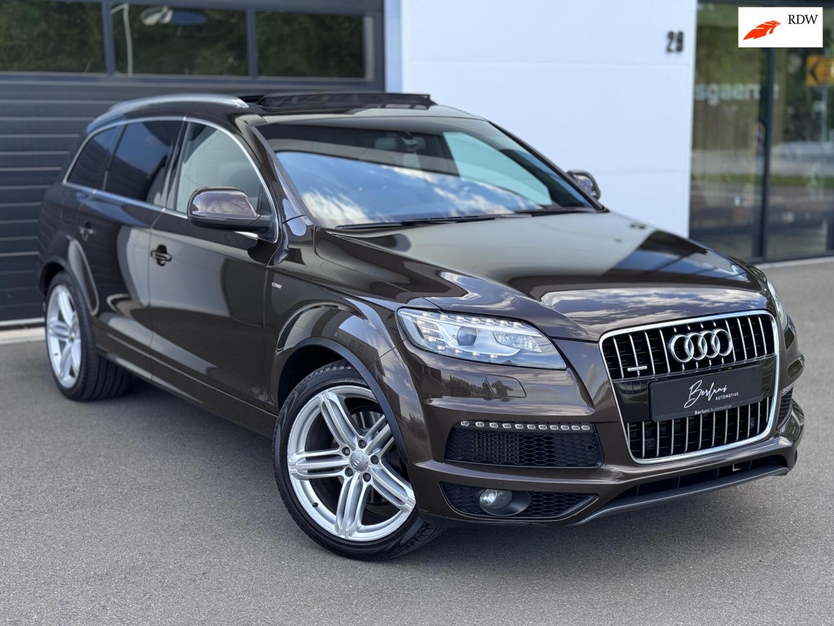Audi Q7 3.0 TDI quattro Clean Diesel S-Line EURO6|Youngtimer, Auto's, Automaat, Gebruikt, Bruin, Bedrijf