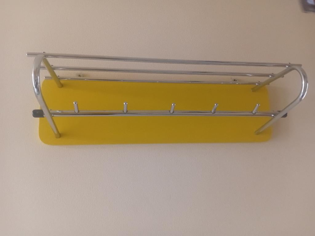 Gele kapstok vintage, Gebruikt, Minder dan 100 cm, Hout, Ophalen